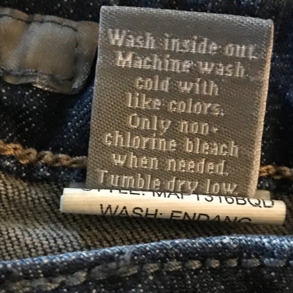 Apt 9 Women's Cuffed Capris Jeans Size 16 Preowned - Picture 5 of 12